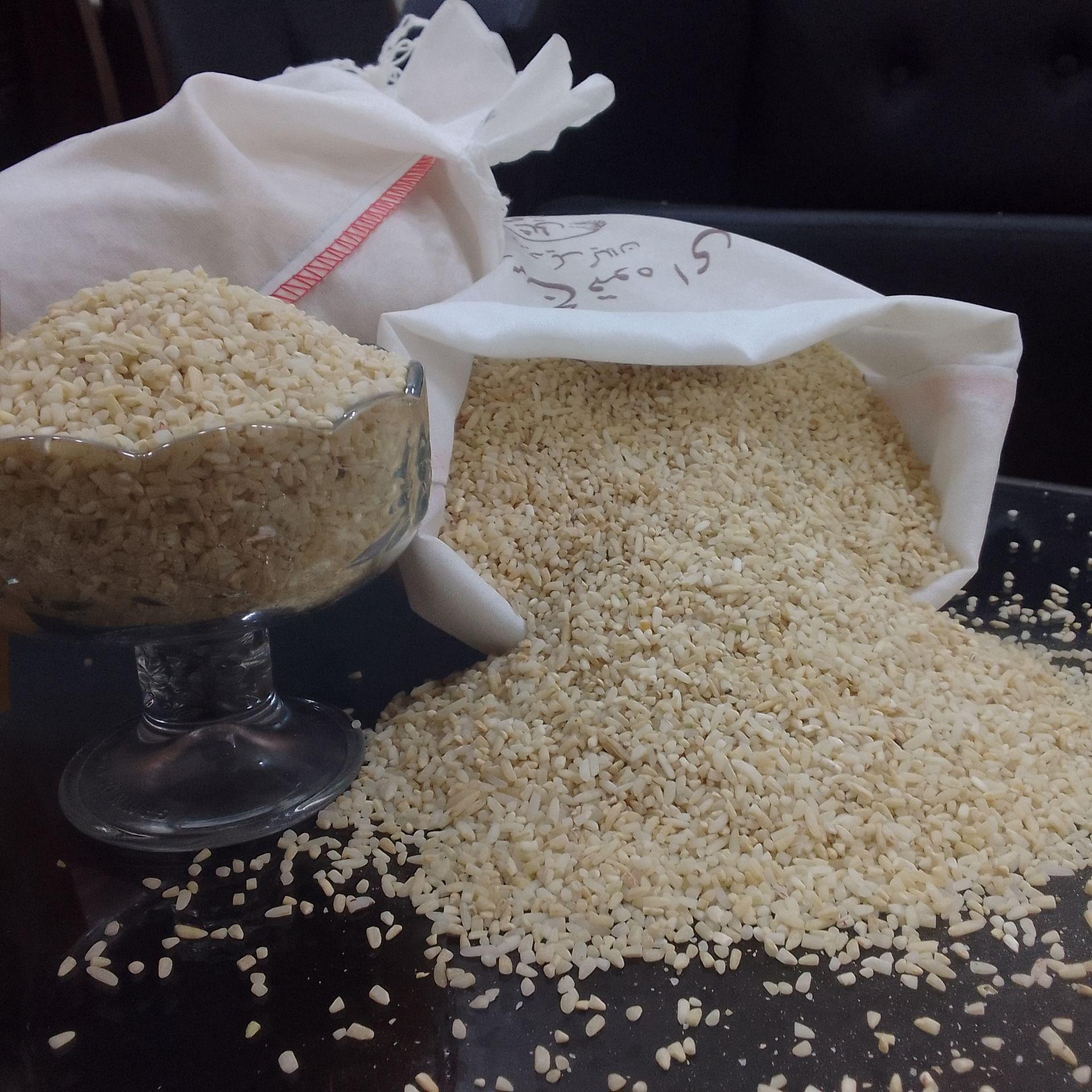 برنج لاشه قهوه ای درجه یک هاشمی گیلان